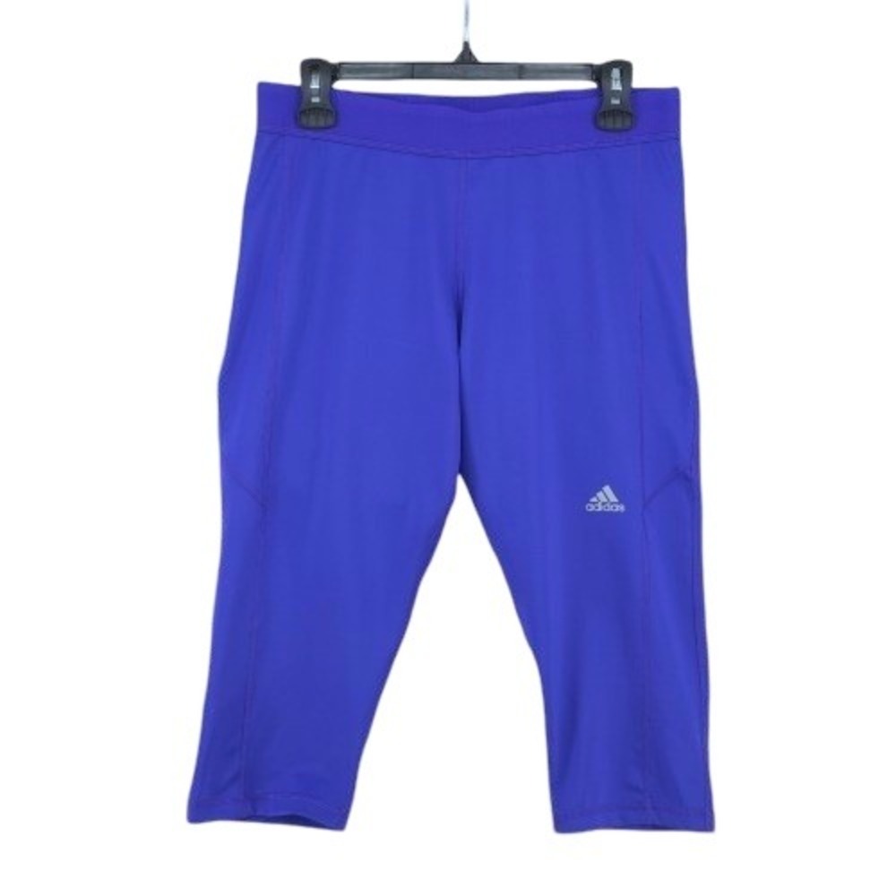Adidas Climalite Techfit Capri Leggings Pants Womens L